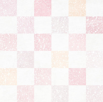 Pastel Checkered Wallpaper Peel and Stick Pink White Purple Yellow Retro Checkered Plaid Wallpaper Prepasted Rolls Geometric Checkerboard Contact Paper for Walls Bedroom Removable 17.5x80
