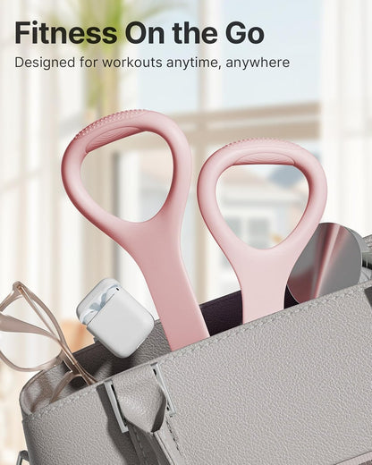 YOTTOY Figure 8 Resistance Band, Elastic Resistance Band with Comfortable Handles for Home Workout, Physical Therapy, Arm, Leg & Glute Training