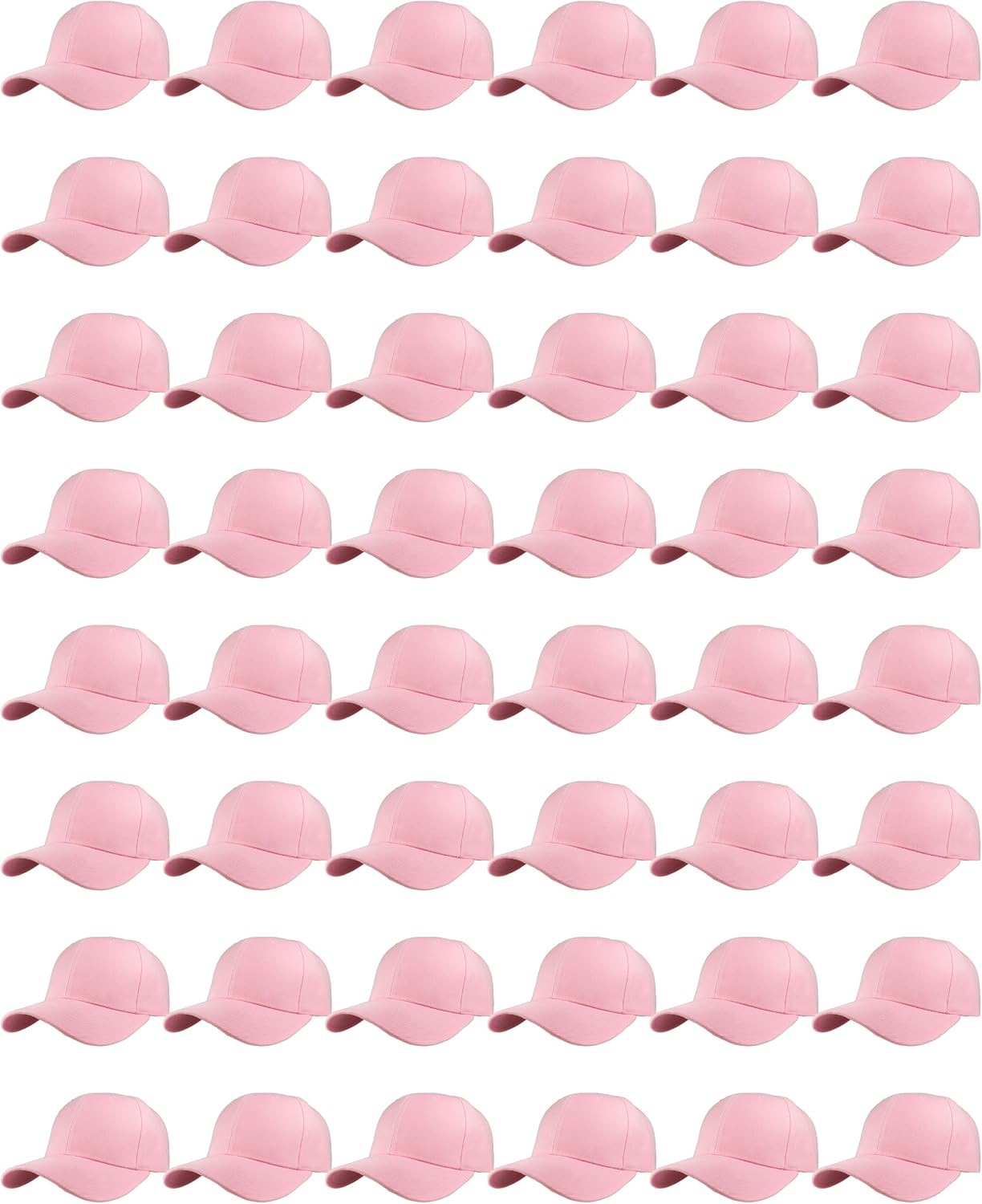 Gelante Bulk Plain Blank Baseball Caps Adjustable Back Strap.