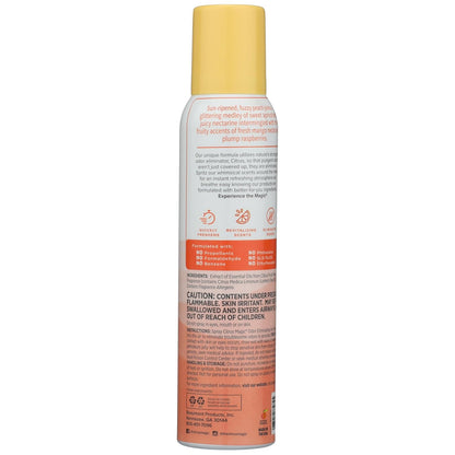 Citrus Magic Odor Eliminating Air Freshener Spray, Georgia Peach, 3-Ounce, Pack of 3