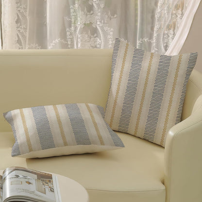 Pink Sage Green Pillow Covers 18x18 Inch 2 Pcs Boho Preppy Polka Dots Striped Decor Throw Pillows Modern Geometric Outdoor Farmhouse Decoration Pillowcase Linen Cushion Cover for Couch Sofa
