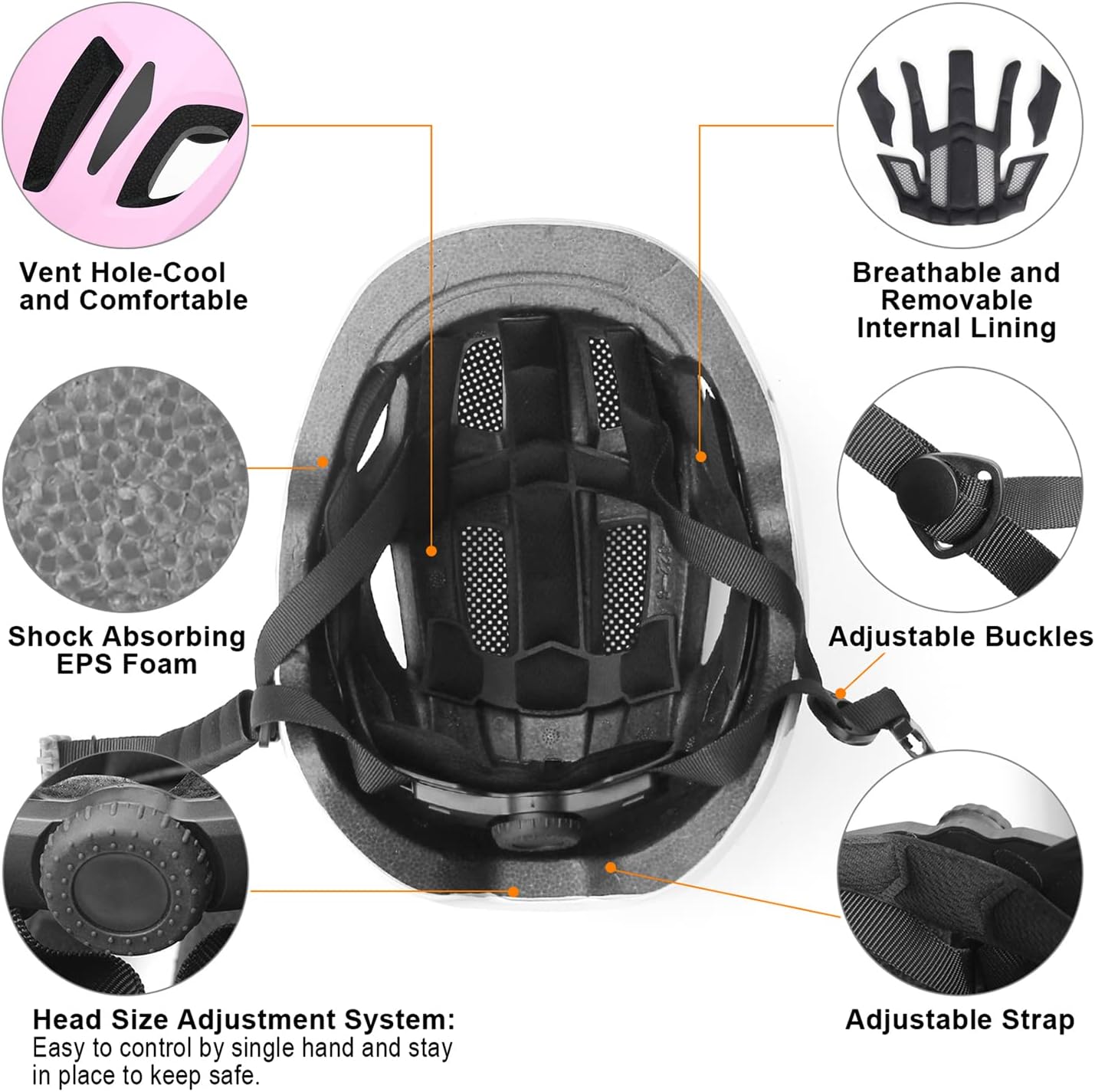 GLAF Baby Bike Helmet Toddler Helmets for 1 Year Old and up Infant Girls Boys Multi Sport Adjustable for Scooter Bicycle Skateboard Cycling