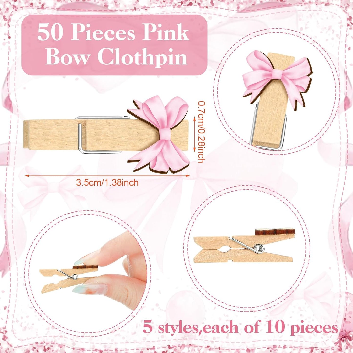 Patelai 321 Pcs Pink Bow Baby Shower Decorations Set 5 Games Include Pink Ribbon Baby Shower Bingo Word Scramble Description The Price Guess Don't Say The Word Sign for Coquette Bow Game Party Decor
