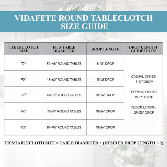 VidaFete Tablecloth 10 Pack 120inch Round Table Cloth Polyester, Stain Wrinkle Resistant Polyester Dining Table Cover for Kitchen Dinning Party Wedding Round Tabletop Buffet Decoration(Pink)