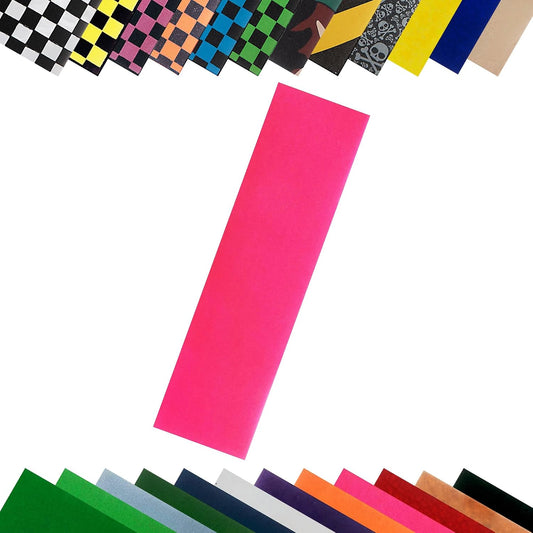 TURBO 9 x 33 Inch Skateboard Grip Tape Sheet Pink