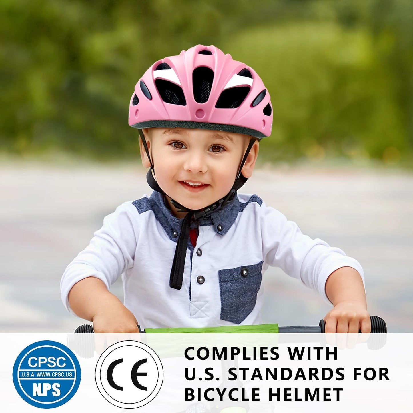 AIDY-PRO Kids Bike Helmet Boys Bike Helmet with Goggles, Adjustable Youth Bikes Helmets, Bicycle Cycling Roller Skating Skateboard Helmet for Boys Girls