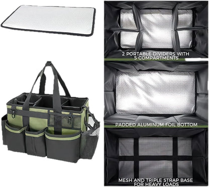 Cleaning tools, handbags, deep cleaning, housekeeping services, cleaning bags, butler's car storage bags (Pink)