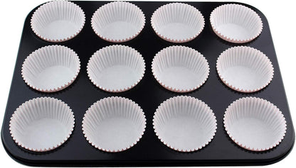 Standard Size Baking Cups Valentine's Day Cupcake Liners 200 Pcs (Light Pink)