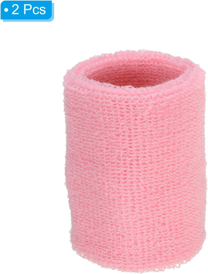 PATIKIL Sports Wristband Athletic Terry Cloth Absorbent Wrist Sweatband for Tennis Basketball Working Out Running