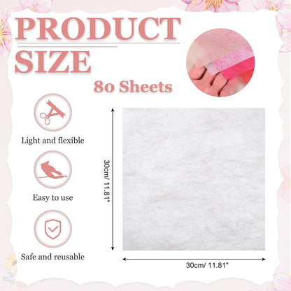 PATIKIL 11.8 Inches Tissue Flower Wrapping Paper, 137 Sheets Waterproof Floral Bouquet Wraps Gift Packaging Tissue for Party Birthday Wedding Holiday Decorations Crafts, Pink