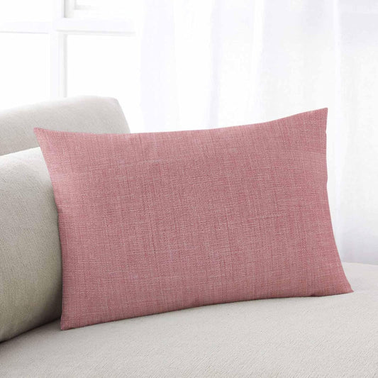 Vintage Peach Pink Pillowcase Standard Size 20x26,Farmhouse Retro Solid Color Linen Texture Reversible Throw Pillow Cover Cushion Case with Zipper for Sofa Couch Bed Living Room,Pillow Sham Protectors