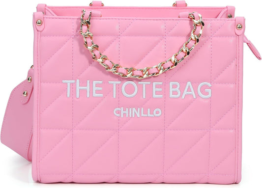 Chinllo Tote Bag for Women Top Handle Satchel Purse and Handbags with Shoulder Strap
