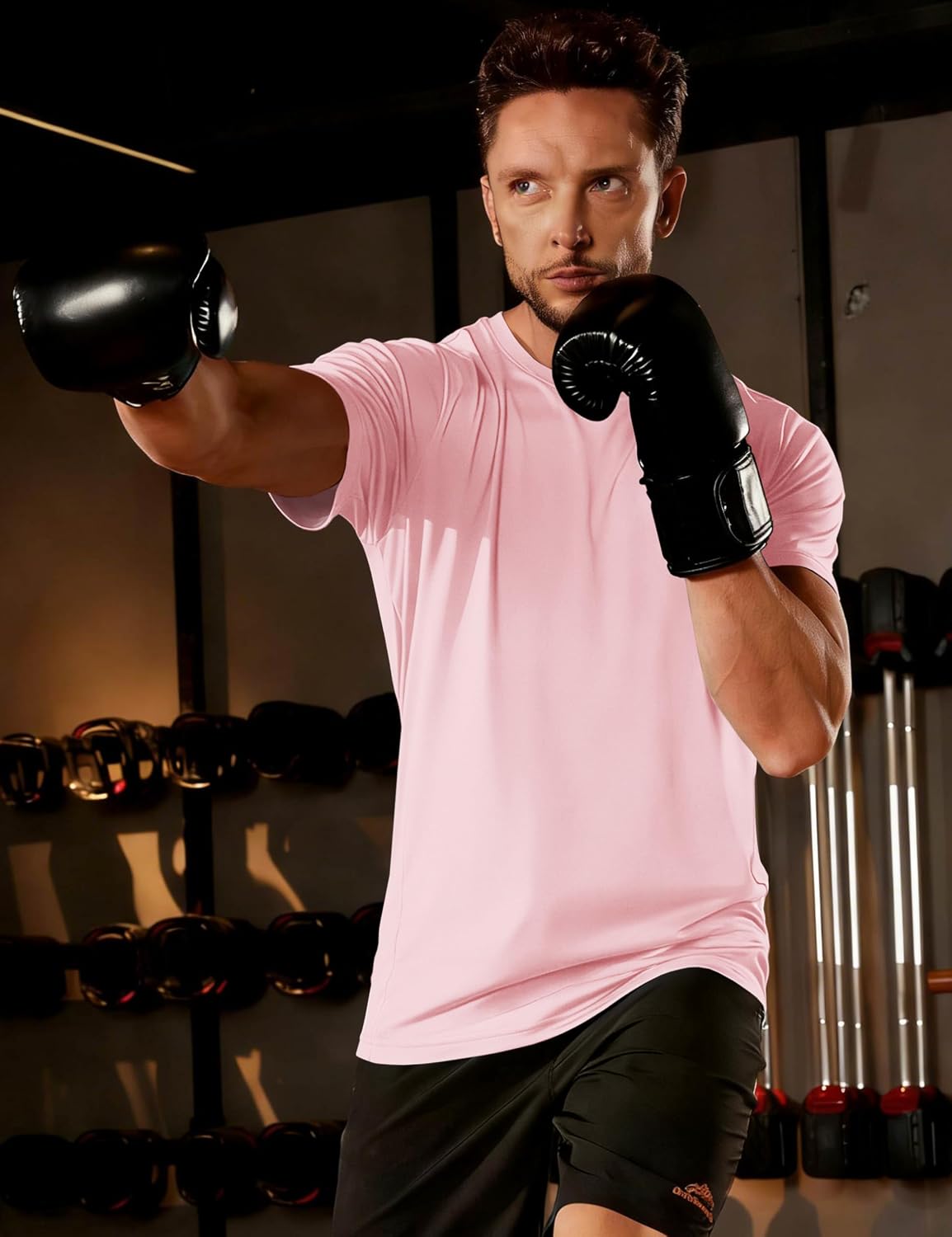 TACVASEN Mens Athletic Short Sleeve T-shirts Quick Dry Fit Workout Sun Protection Swim Shirts Running Rash Guard UPF50+