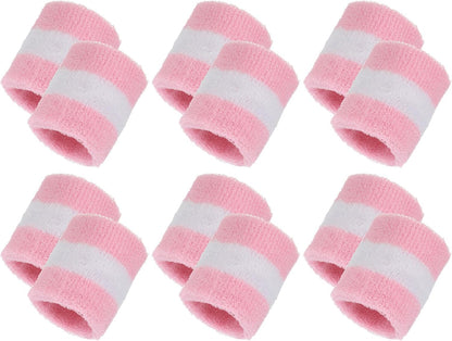 MECCANIXITY Sports Wristbands Absorbent Sweatband Competition Wrist Band Sweat Band for Men Women Tennis Basketball