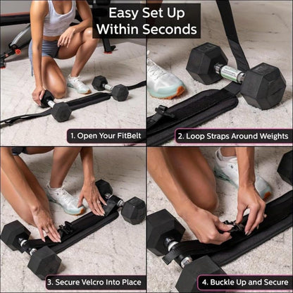 Hip Thrust Adjustable Resistance Weight Belt for Home Workouts, Exercise Hip Thrust Belt for Kettlebell Training & Butt Shaping with Extra Cushioning and Adjustable Resistance