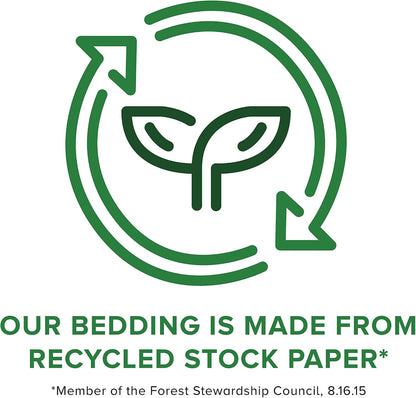 ECO BEDDING 99% Dust Free Paper Bedding for Small Pets and Birds, Pink, 3 lb (Expands to 60 L)