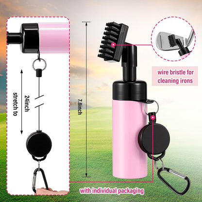 13 Pcs Golf Accessories Kit, Include Golf Ball Bag with Hook Towel Tees Magnetic Ball Marker Divot Tool Cleaner Water Brush Groove Sharpener Tool for Women Man Gifts