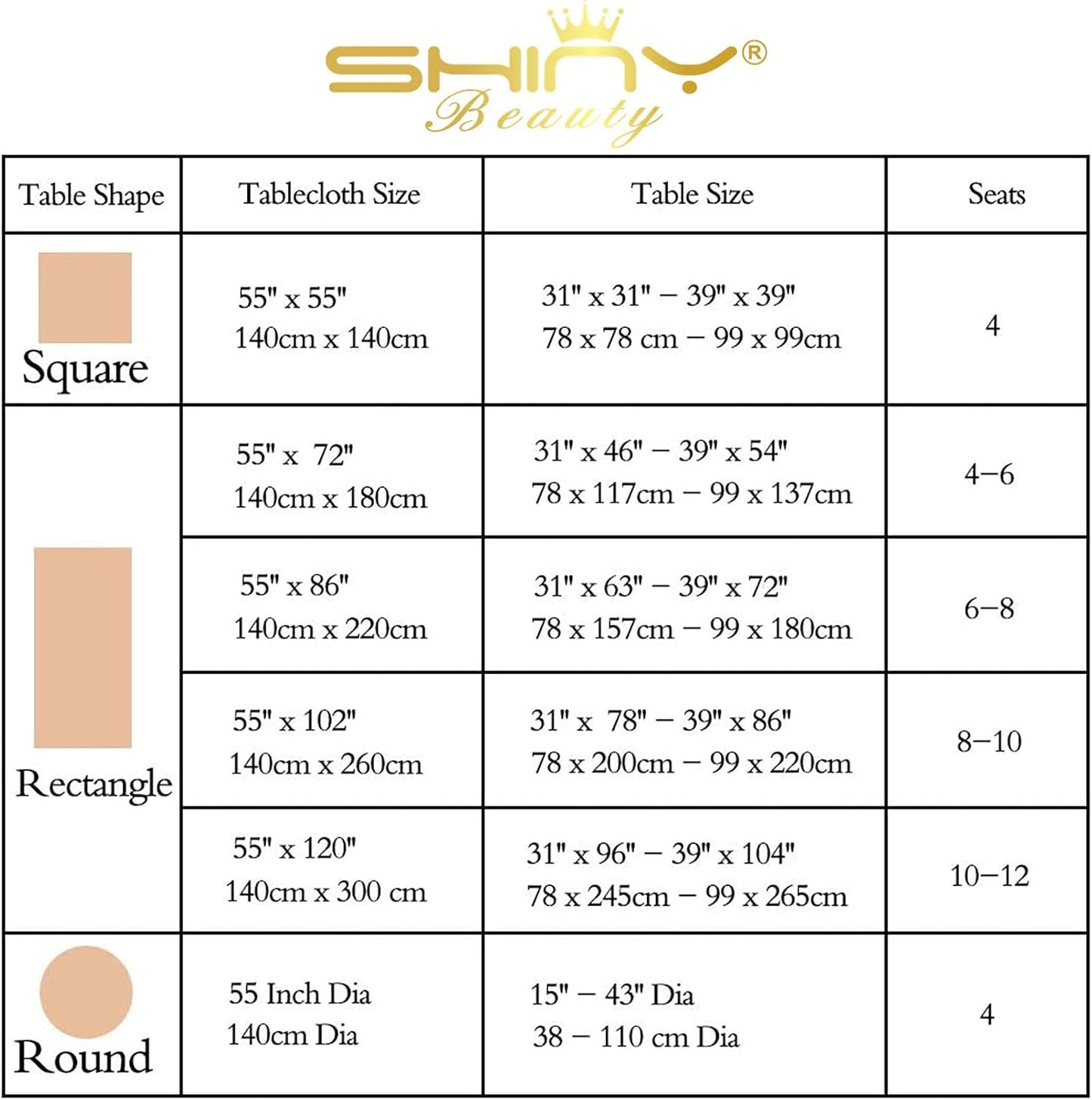 ShinyBeauty Round Tablecloth Cotton Linen Tablecloth Wrinkle Free Dust-Proof Table Cloth Washable Rustic Lattice Table Cloth 55" Coral Stitching Tassel Cotton Tablecloth for Home Kitchen Party Holiday