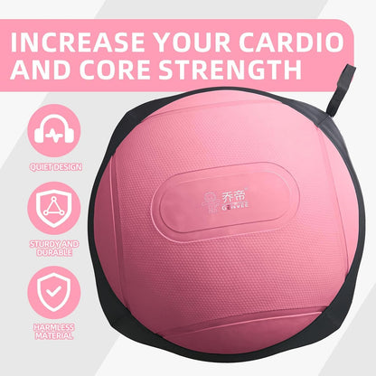 SANAE Ball Balance Trainer 22 Inch - Half Exercise Ball for Adults, Core Strength, Balance Training, Aerobic Fitness & Home Workouts | Non-Slip Rubber & PVC Construction Home Gym