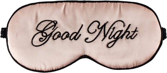 Silk Sleep Eye Mask for Women and Men Soft Ladies Ultra Lightweight Adjustable Strap Satin Eye Night Blindfold Eyeshade Cover for Full Night's Sleep, Travel and Nap Pink