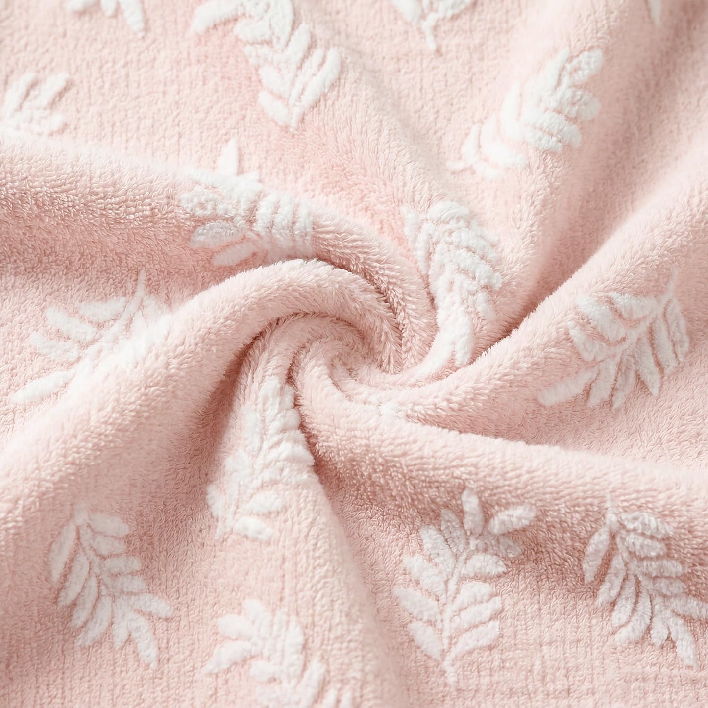 Horaldaily Pets Flannel Blanket, Pink Leaves 3D Textured Soft Fuzzy Fluffy Plush Cozy Fleece Premium Blankets for Dog Cat Puppy Kitten Couch Protection, 20x30