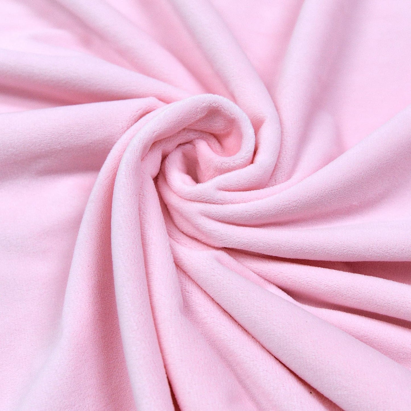 Surf turtle Minky Fabric by The Yard - Plush,Super Soft,Smooth for Beanie,Scarf,Pillow,Garments - 36"x60"(Pink, 1 Yard)