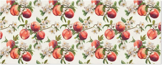 OTVEE 2 Rolls Birthday Wrapping Paper Roll - Watercolor Peaches Design Gift Wrap Perfect for Weddings, Brides, Holidays, Baby Showers - 58 x 22.8 inches