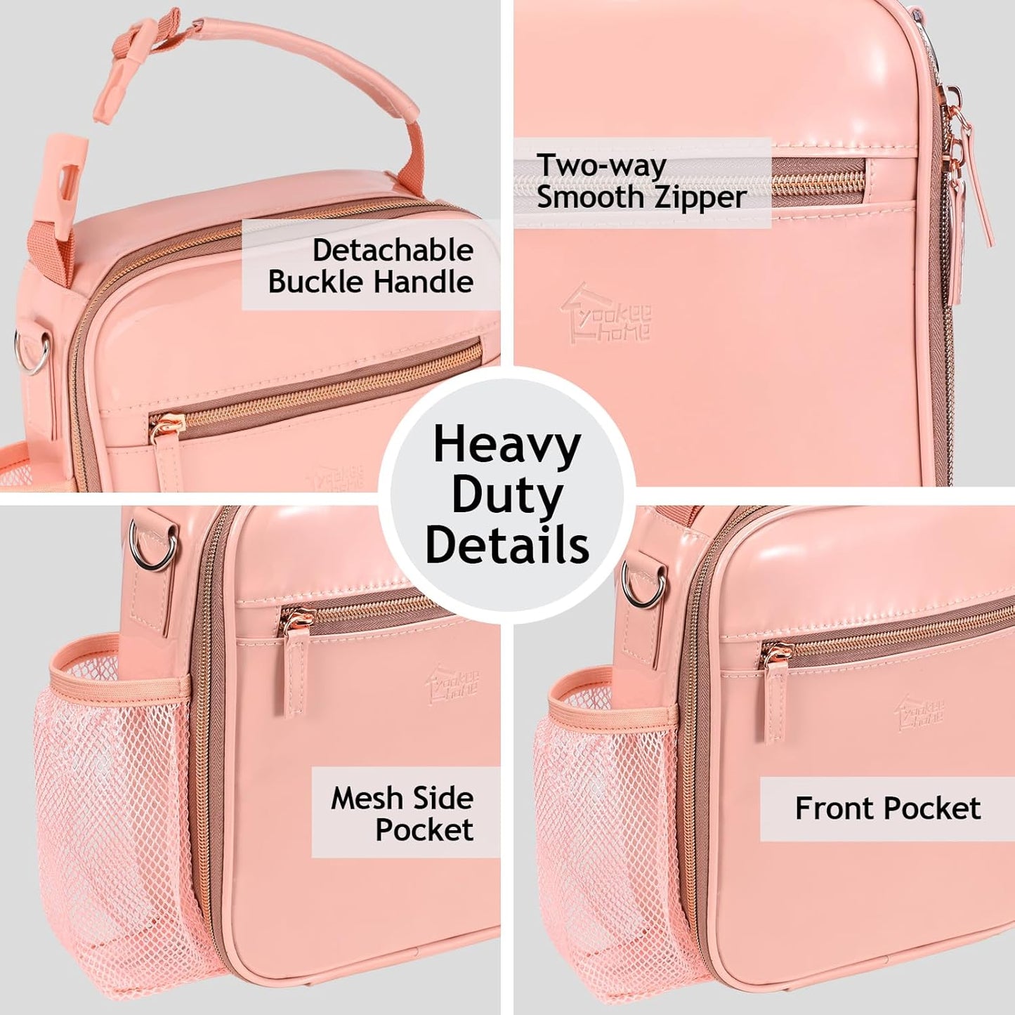 Lunch Box for Kids Lunch Boxes Insulated Lunch Containers Lunchboxes Kids Lunch Bag for Girls Thermal Meal Small Lunch Tote for School Pink