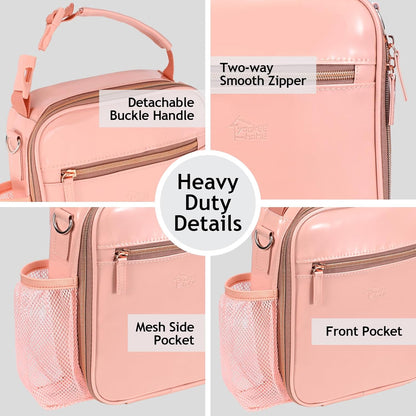 Lunch Box for Kids Lunch Boxes Insulated Lunch Containers Lunchboxes Kids Lunch Bag for Girls Thermal Meal Small Lunch Tote for School Pink