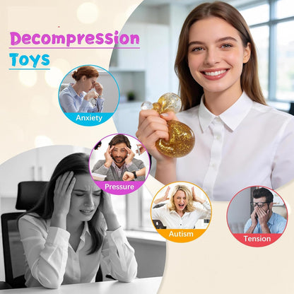 Dumpling Squishes Stress Balls with Steamer, Cute Anxiety Relief Toy, Soft Squeeze Decompression Dough for Adults, Simulation Food Squishies Bun (Pink)
