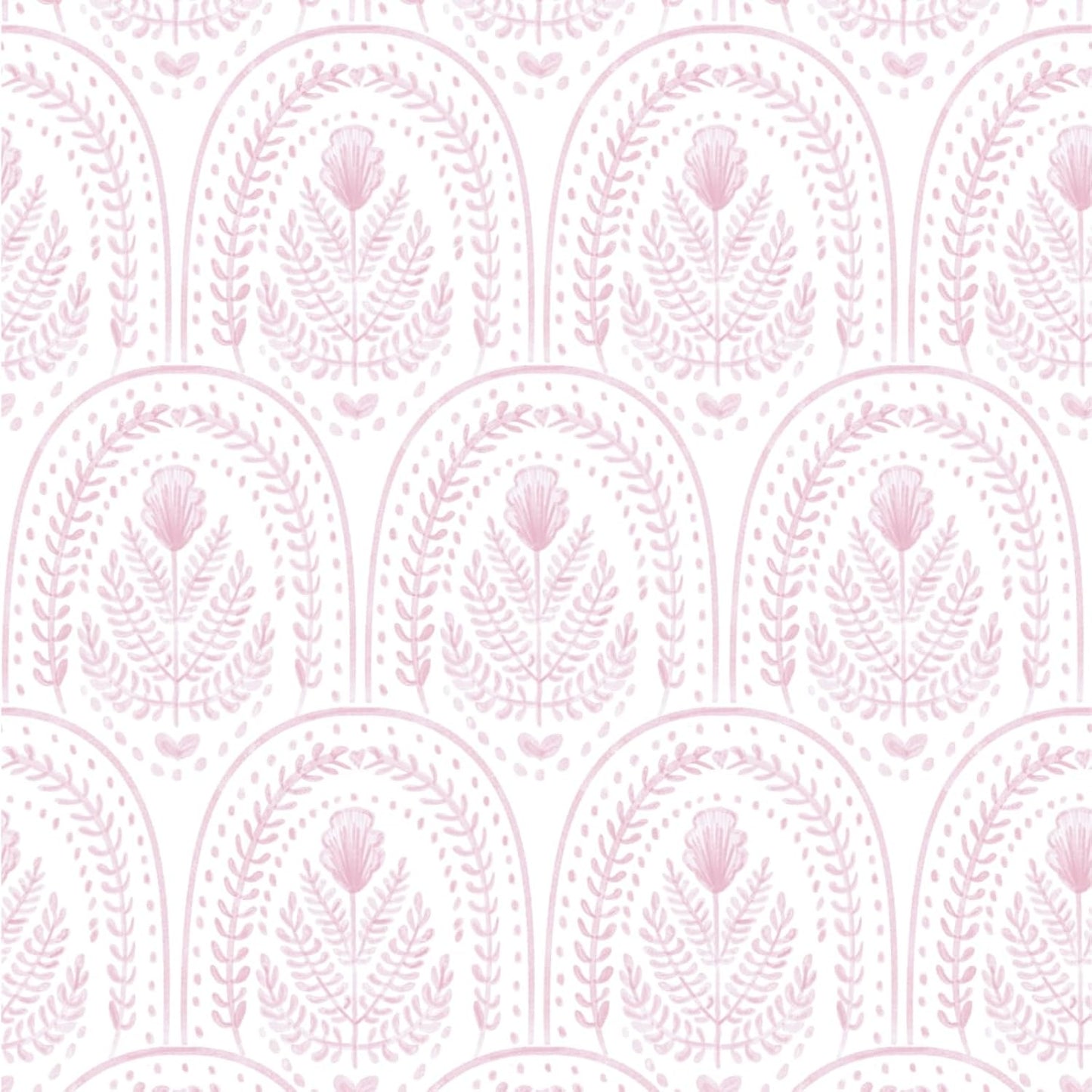 Abyssaly Boho Peel and Stick Wallpaper Pink and White Wallpapers Modern Contact Paper Removable Self-Adhesive Waterproof Wall Paper Vinyl Rolls for Bedroom Bathroom Cabinets Decor 17.3" x 118"