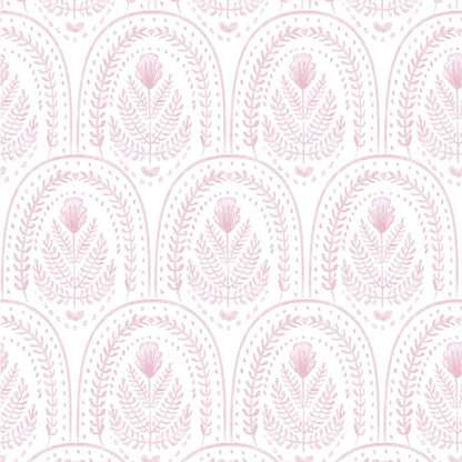 Abyssaly Boho Peel and Stick Wallpaper Pink and White Wallpapers Modern Contact Paper Removable Self-Adhesive Waterproof Wall Paper Vinyl Rolls for Bedroom Bathroom Cabinets Decor 17.3" x 118"