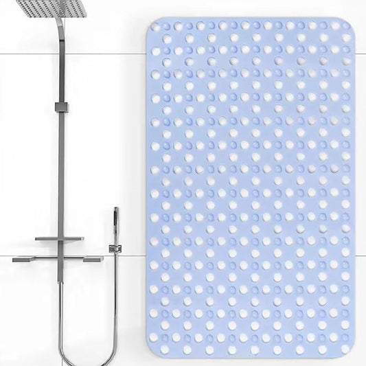 Non-Slip Shower Mat Outside Shower, Anti-Skid Bathroom Floor Mat with Strong Suction Cups for Bathroom, Home, and Sink, Waterproof Floor Protector, Easy to Clean,Pink,37x72cm/15x28in