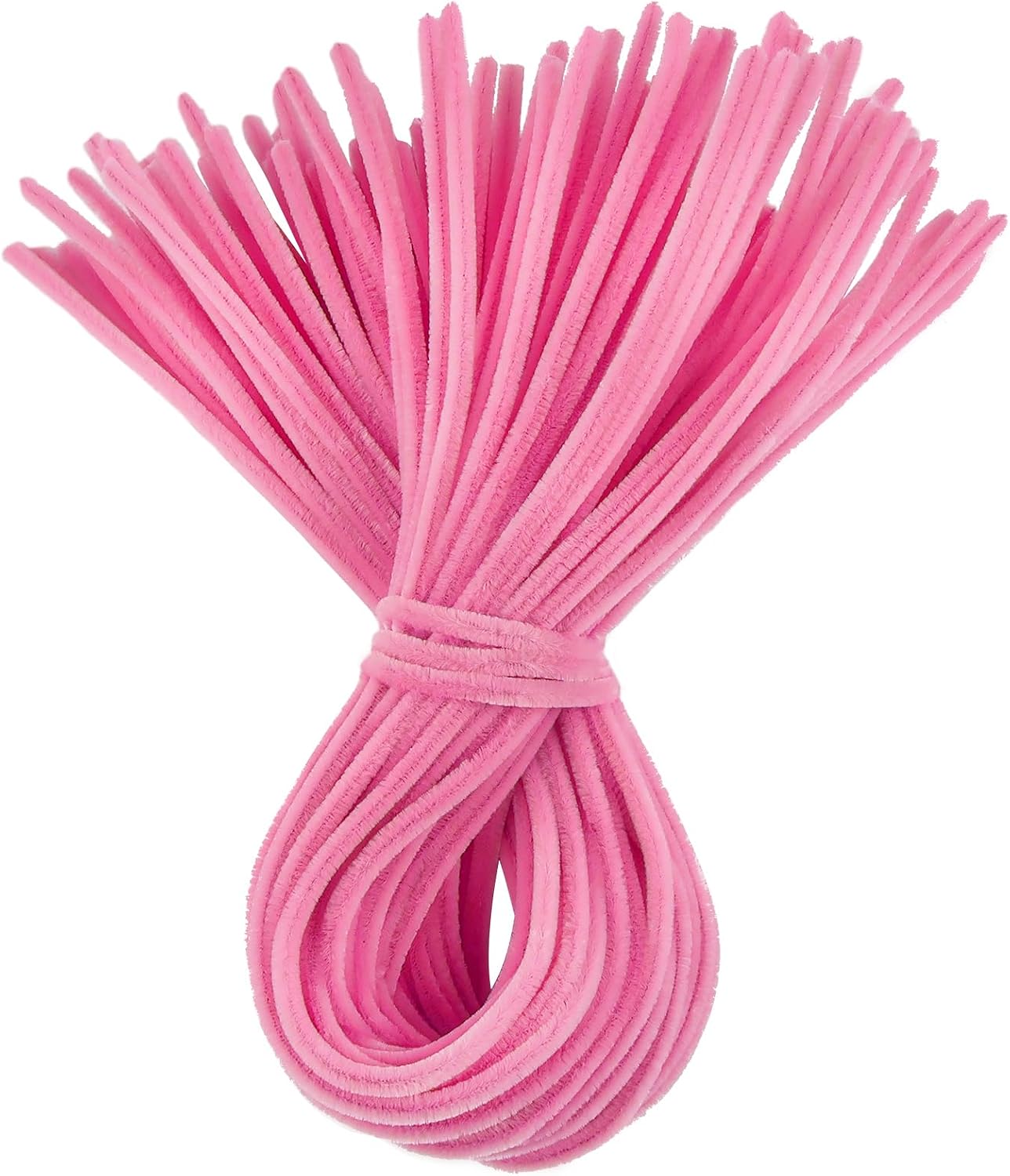 TOAOB 50pcs Long Pipe Cleaners Peach Pink Overlength Chenille Stems 24 Inch Fuzzy Sticks Craft Supplies for DIY Art Craft Projects Home Decorations