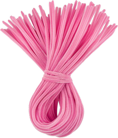 TOAOB 50pcs Long Pipe Cleaners Peach Pink Overlength Chenille Stems 24 Inch Fuzzy Sticks Craft Supplies for DIY Art Craft Projects Home Decorations