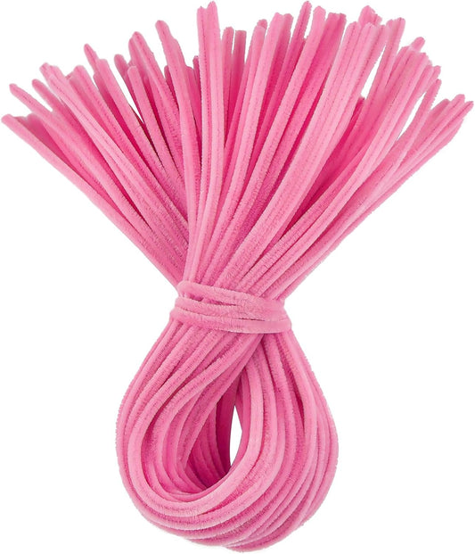 TOAOB 50pcs Long Pipe Cleaners Peach Pink Overlength Chenille Stems 24 Inch Fuzzy Sticks Craft Supplies for DIY Art Craft Projects Home Decorations