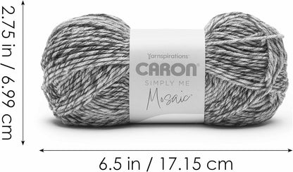 Caron Simply Me Merino Peach Earth Yarn - 3 Pack of 100g/3.5oz - 50% Acrylic, 50% Merino Wool - #3 DK (Light) - 215 Yards - Knitting/Crochet