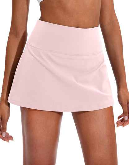 Soothfeel Pleated Tennis Skirt for Women with Pockets Women's High Waisted Athletic Golf Skorts Skirts for Workout Running