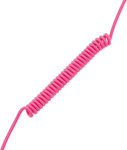 Coiled & Double-Sleeved Mechanical Keyboard Cable, for Type-C Mechanical Keyboards (Pink)