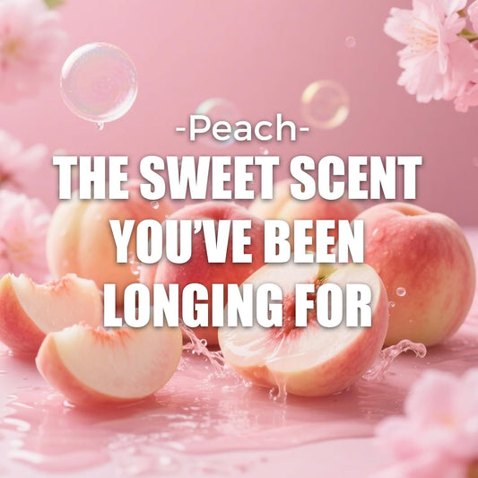 White Peach Oolong Scented Candle – Natural Soy Wax, 30+ Hours Long-Lasting Aromatherapy for Home