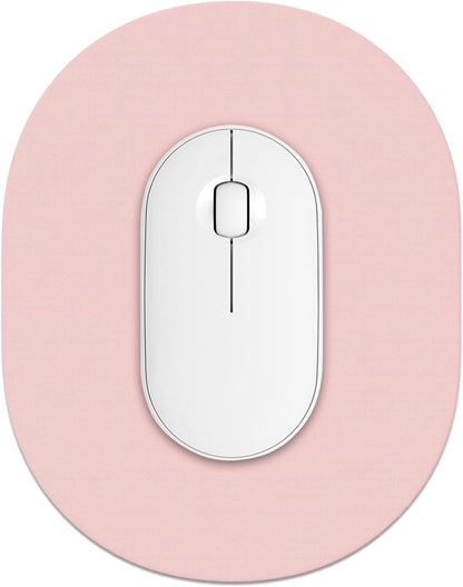 Rimilak Small Mouse Pad 6 x 8 Inch, Takes up Wrist and Mouse Space, Waterproof Compact Mini Mouse Mat for Laptop Computer Wireless Mouse Keyboard Home Office Travel,Pink