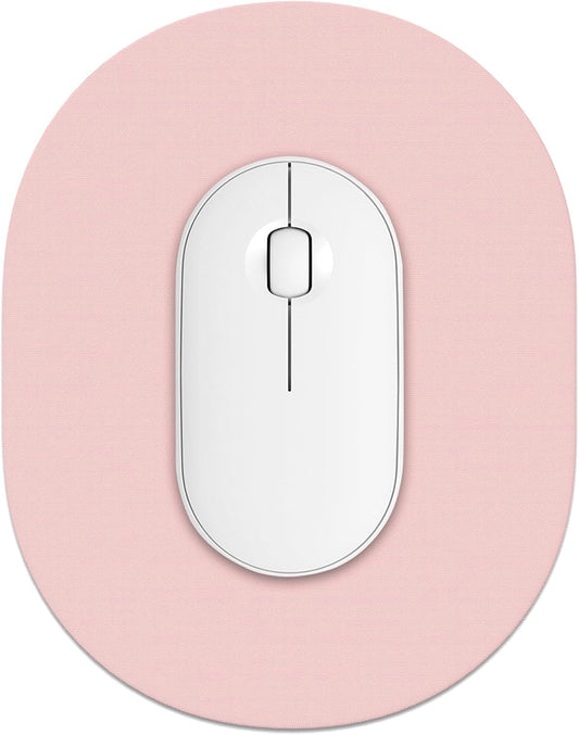 Rimilak Small Mouse Pad 6 x 8 Inch, Takes up Wrist and Mouse Space, Waterproof Compact Mini Mouse Mat for Laptop Computer Wireless Mouse Keyboard Home Office Travel,Pink