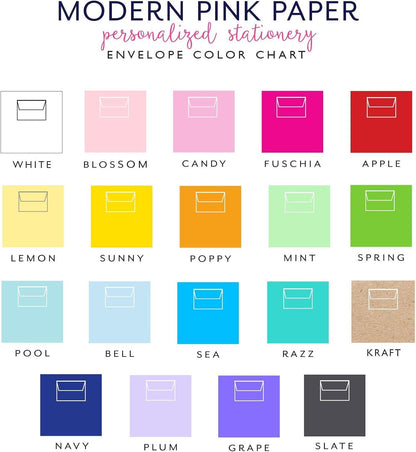 Modern Pink Paper Personalized Sweet as a Peach Baby Shower Invitations, Summer Baby Shower Invites, Your choice of Quantity and Envelope Color
