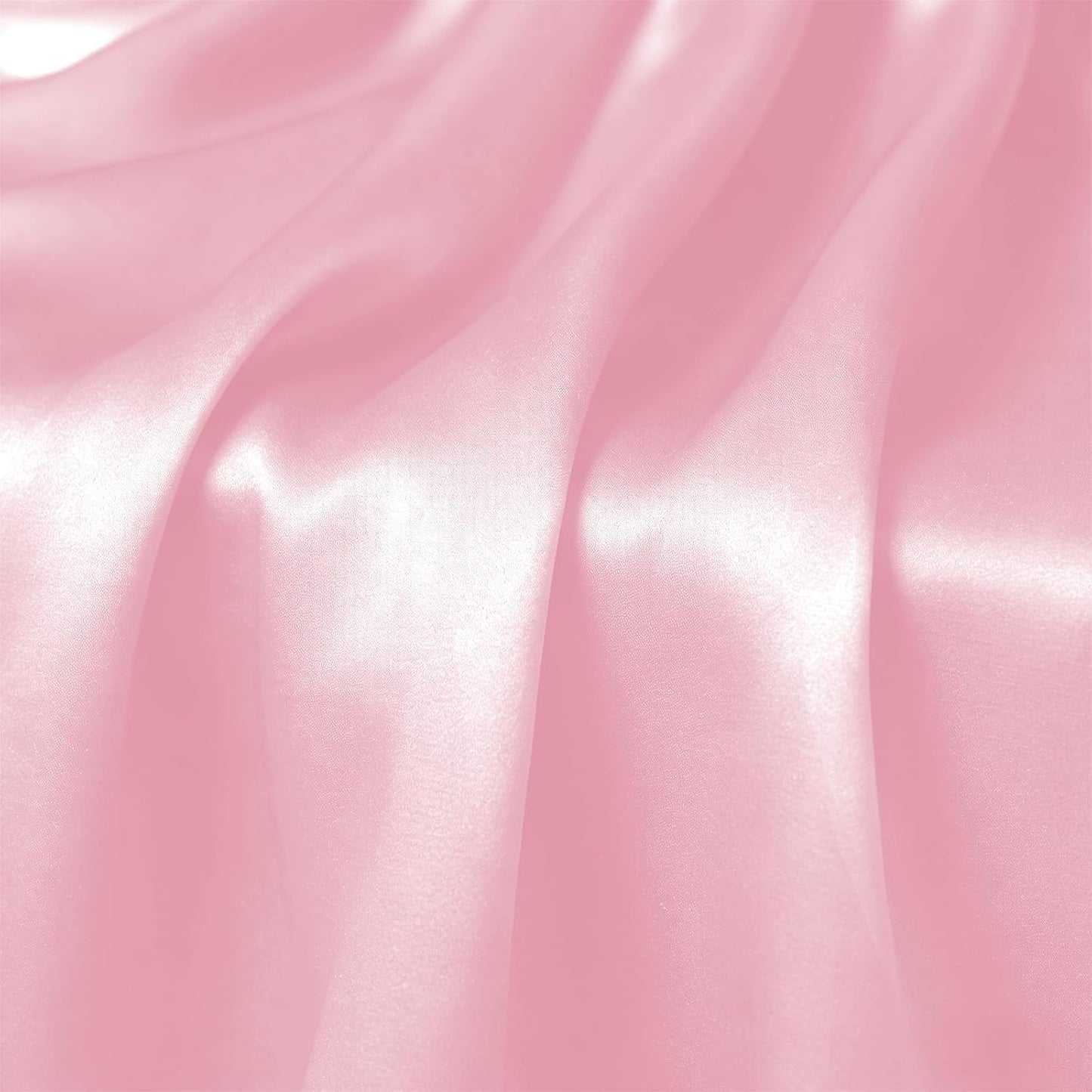 2 Pack Pink Satin Table Runner 12 x 72 Inch Ruffle Table Runner,Satin Runners for Tables-Luxurious Dining and Party Decor