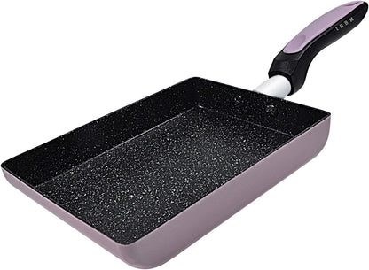 Tamagoyaki Japanese Omelette Pan / Egg Pan - Non-stick Coating - Rectangle Frying Pan Mini Frying Pan – Pink