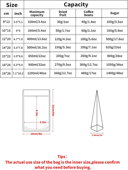 FireKylin 100 Pack Smell Proof Bags, Resealable Bags with Matte Window, Foil Pouch Stand Up Sealable Bags for Packaging（Pink,4" x 6"）