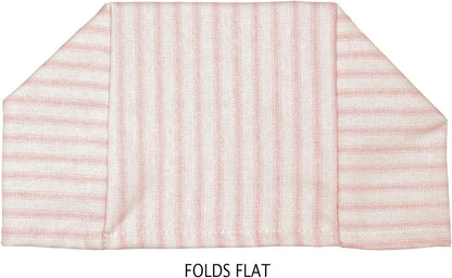 Tissue Box Cover Tissue Holder Tissue Dispenser Square Cube, Soft Fabric Cover Slips Over Cardboard Facial Tissue Boxes - Pink Room Decor, Nursery Decor, Bathroom, Bedroom, Lined Fabric Folds Flat