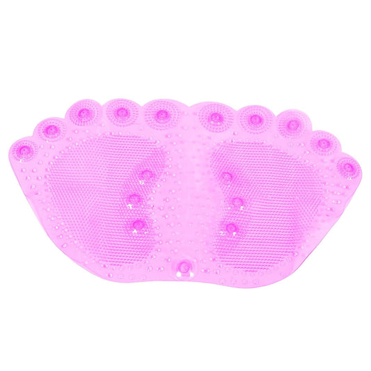Mobestech Bathroom Non-Slip Mat Foot Pad Mat with Suction Cups Anti-Skid Floor Elderly Safety Bathing Pad PVC