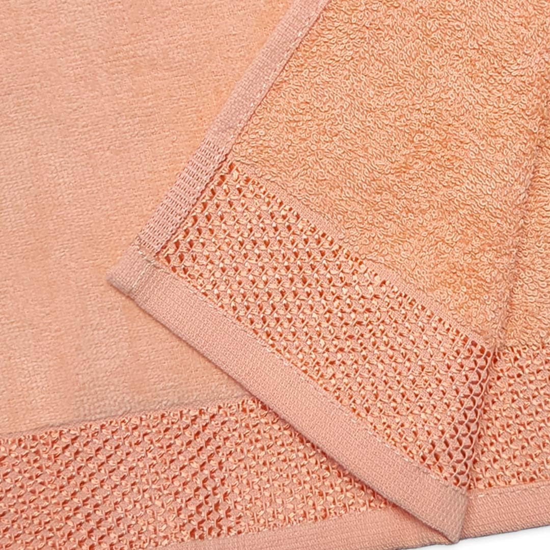 Kaufman – Velour Solid Color Bath Sheets, Beach Towel, Pool Towel, 100% Cotton, 30''x60'', Absorbent Towel (12, Peach)