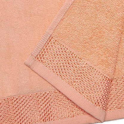 Kaufman – Velour Solid Color Bath Sheets, Beach Towel, Pool Towel, 100% Cotton, 30''x60'', Absorbent Towel (12, Peach)